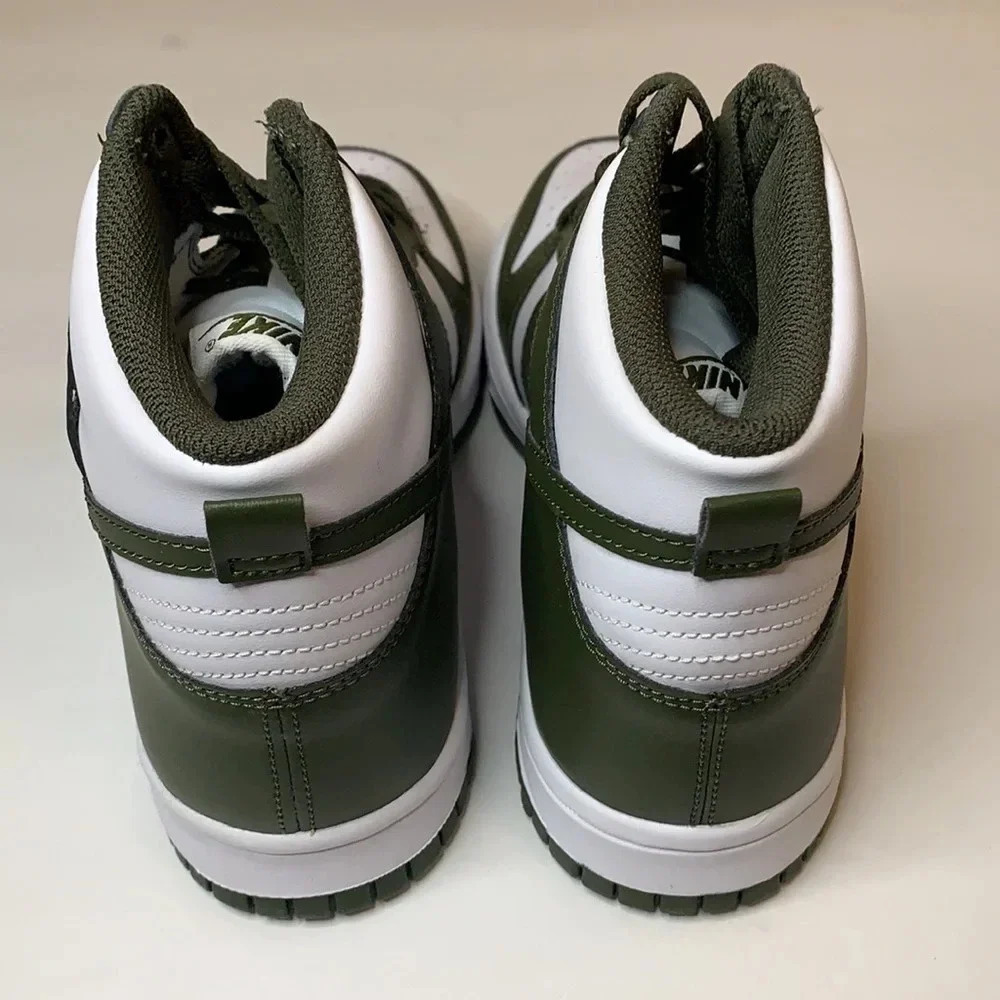 Nike Dunk High Sneakers Cargo Khaki Sneakers Size 9.5 New - Picture 4 of 11